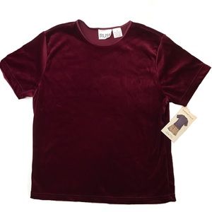 Womens Velour Top